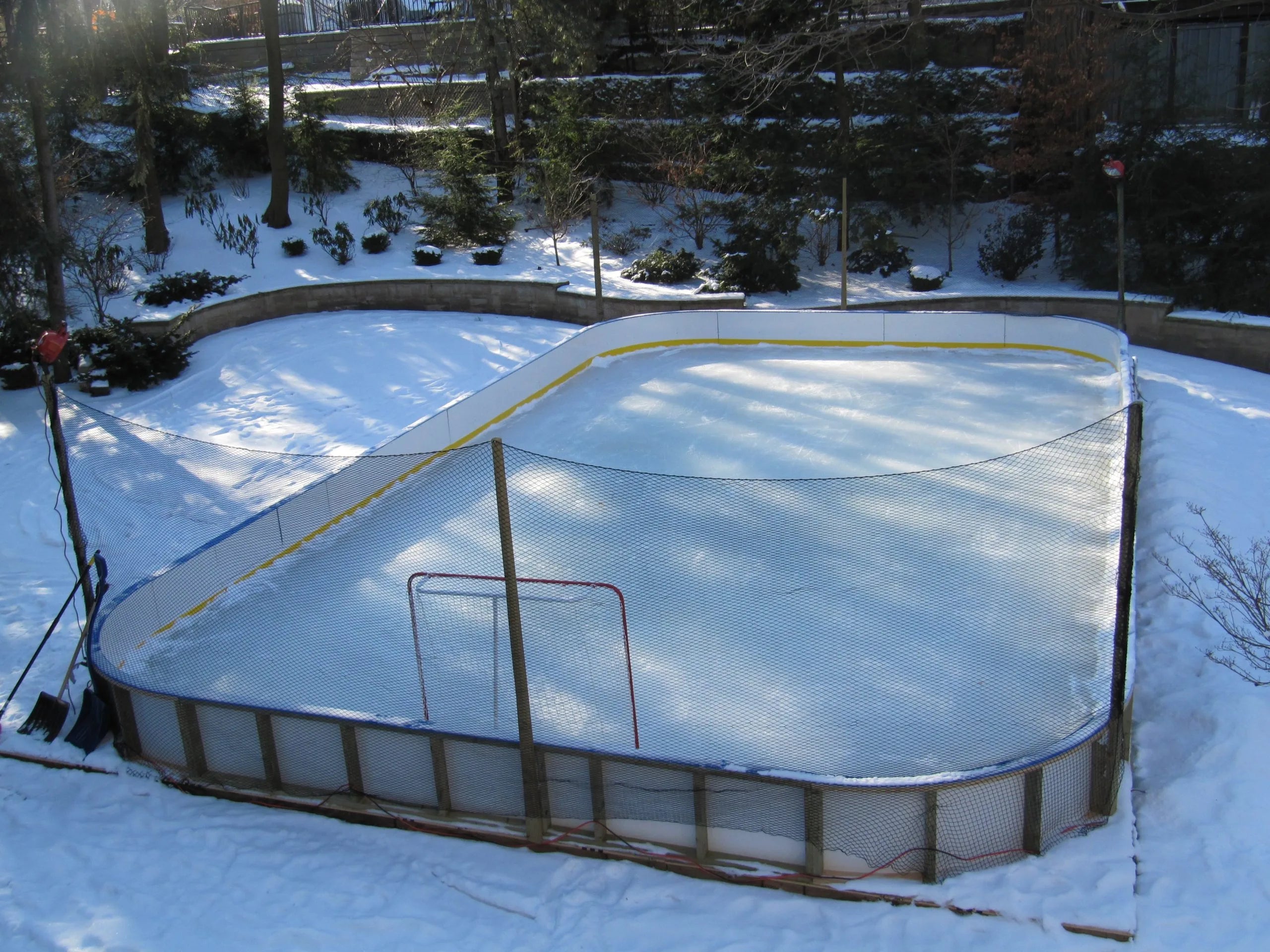 Private outdoor ice rink