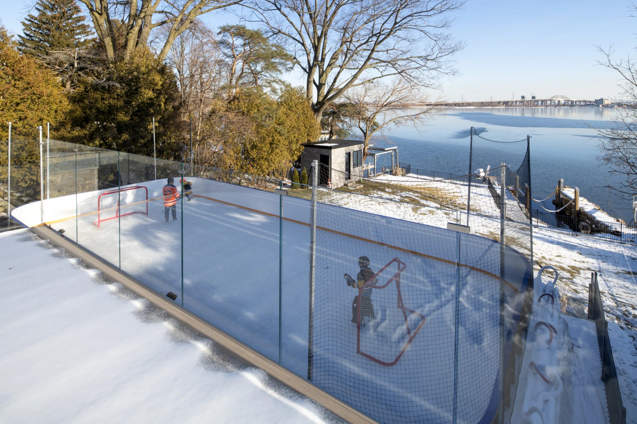 Outdoor Rink by the Lake