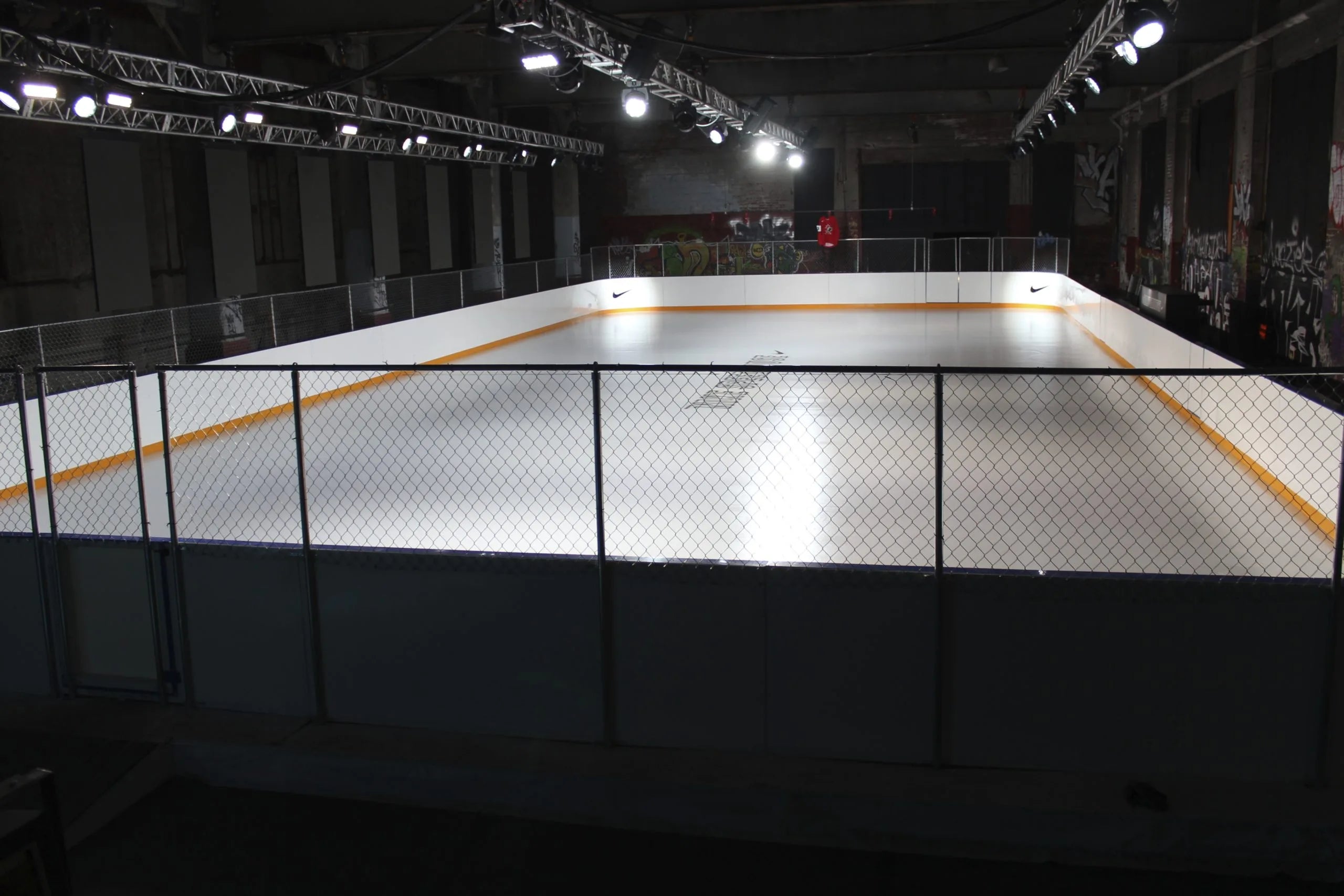 Refrigerated slab installation by Center Ice Rinks