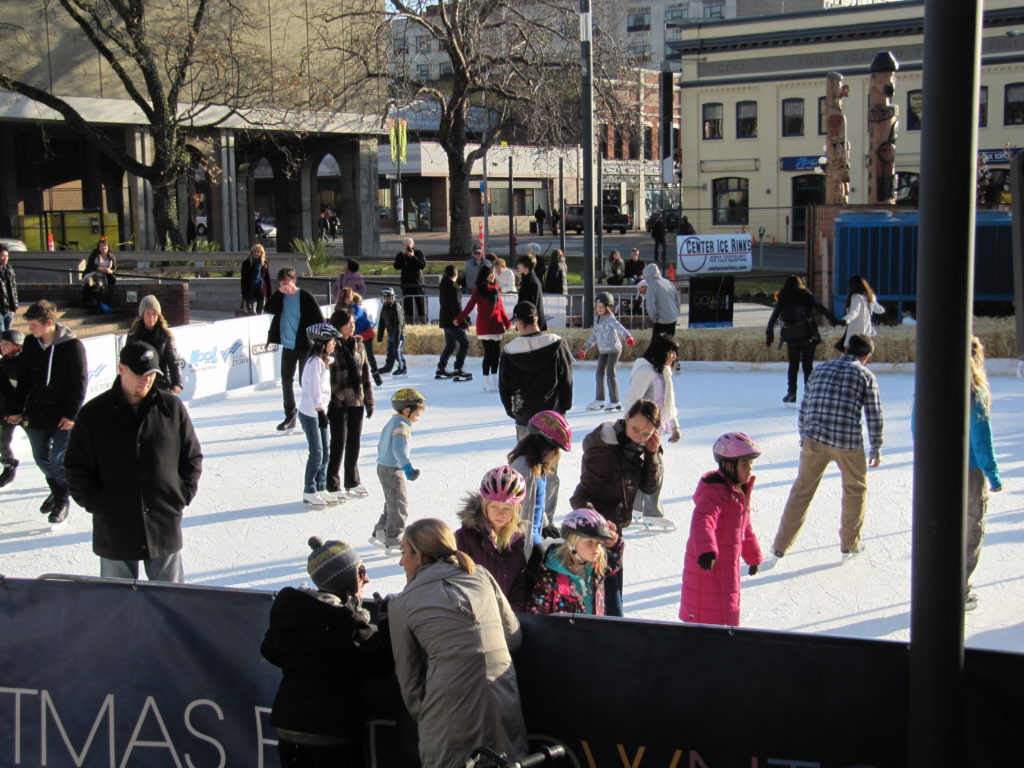 Centennial Square Rink, Victoria BC - Center Ice Rinks